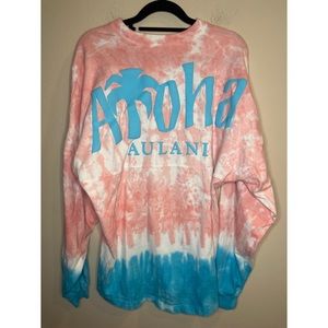 Disney‎ Aulani Resort 2020 “Aloha” Minnie Mouse Spirit Jersey Tie Dye Size Small